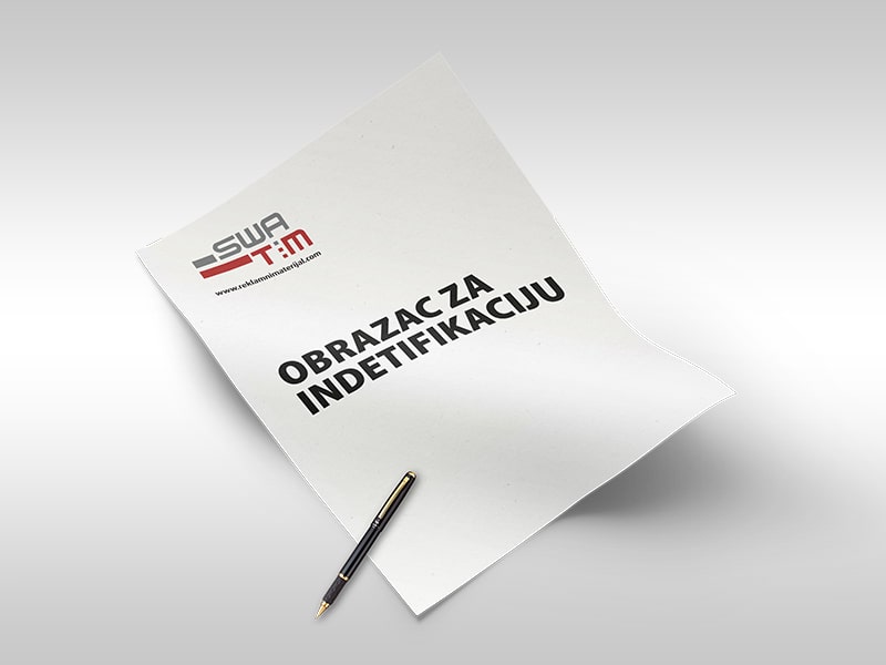 Obrazac za indentifikaciju