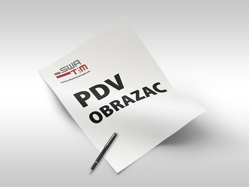 PDV obrazac